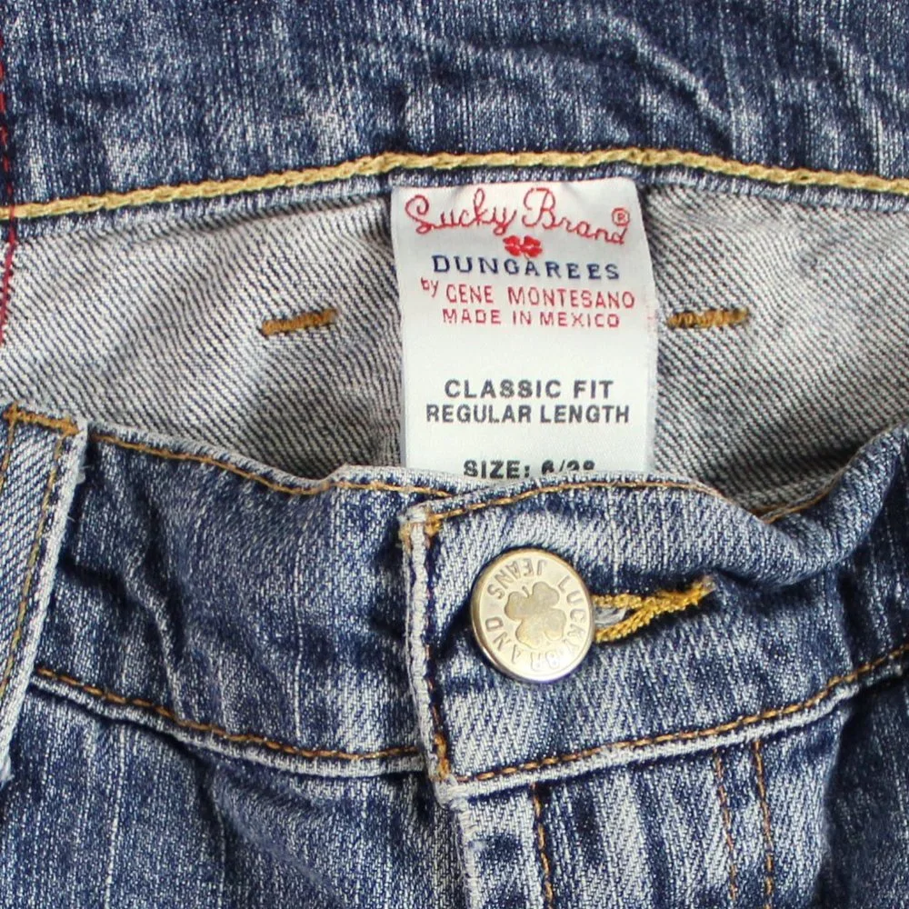 Lucky Brand Josie Classic Fit Medium Blue Wash Red Tag Boot Jeans Size 6/28